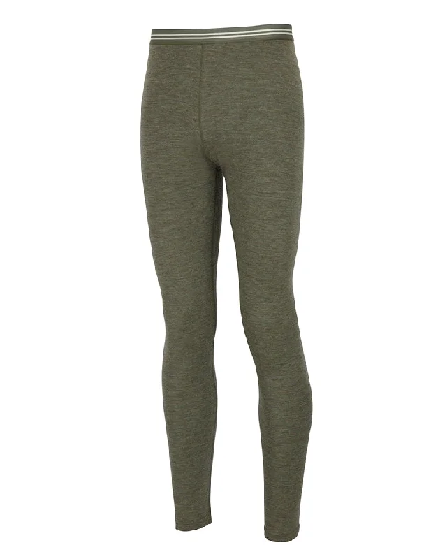 Hoggs of Fife 100% Merino Long Pants Green Casual Skinny Fit Pants