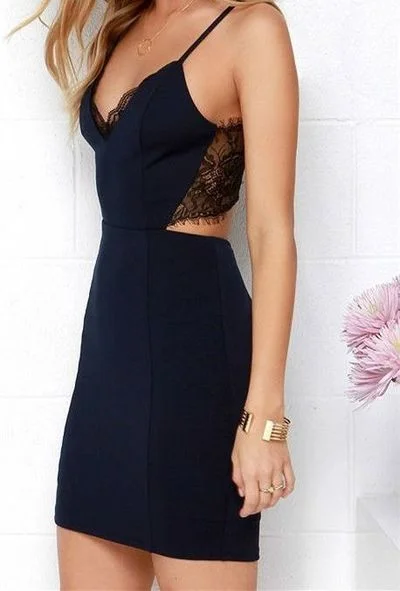 Spaghetti Party Dress,Lace homecoming  Dress,Mini dress  cg5556 Tunics Sale discount