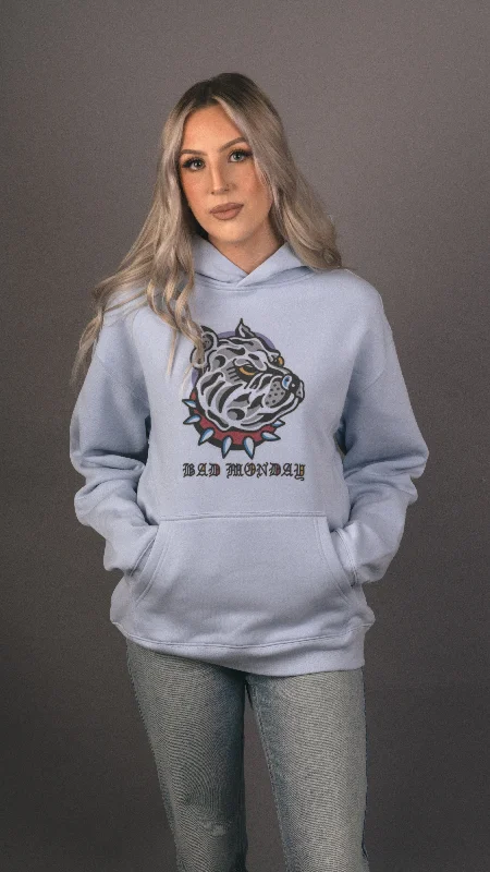 Oversized Harry Steez Dog Hoodie / Front Print Hoodie with Hem Patch Decorative Personalized