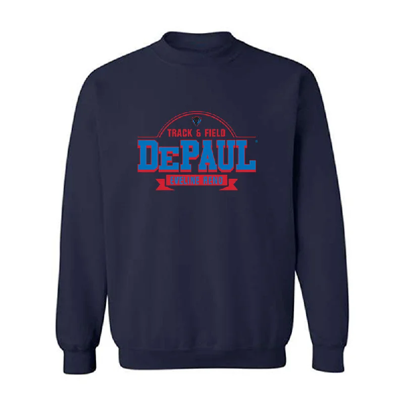 DePaul - NCAA Women's Track & Field (Outdoor) : Eveline Reno - Crewneck Sweatshirt Classic Fashion Shersey Oversized Hoodie Comfort Casual