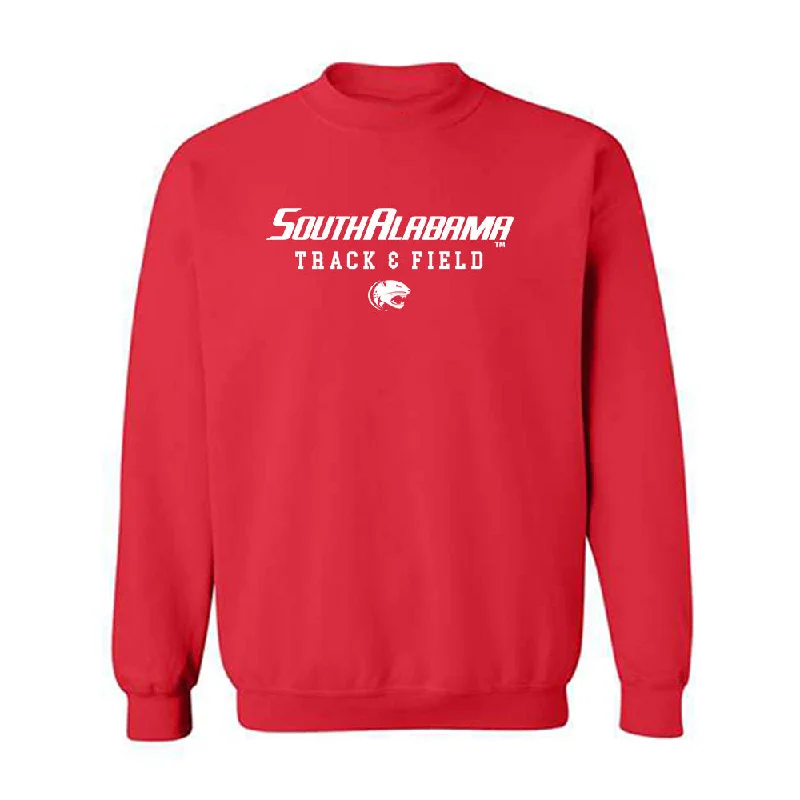 South Alabama - NCAA Women's Track & Field (Outdoor) : Allie Germann - Crewneck Sweatshirt Classic Shersey Zip Hoodie Drawstring Kangaroo Pocket
