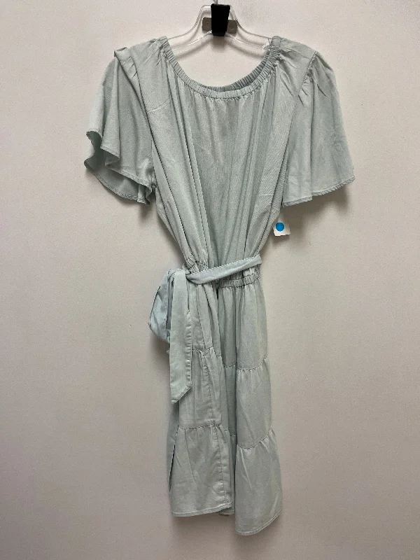Dress Casual Short By Lane Bryant In Blue, Size: 1x Tunics Lace romantic