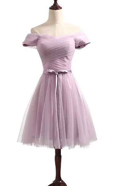 Lovely Lavender Tulle Sweetheart Short Party Dress, Homecoming Dress For Sale cg4940 Tunics Fleece cozy