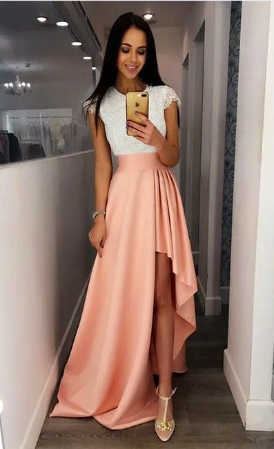 Hign-Low Homecoming Dresses,Pretty Party Dress,Charming Homecoming Dress cg2225 Mermaid Tail Wedding