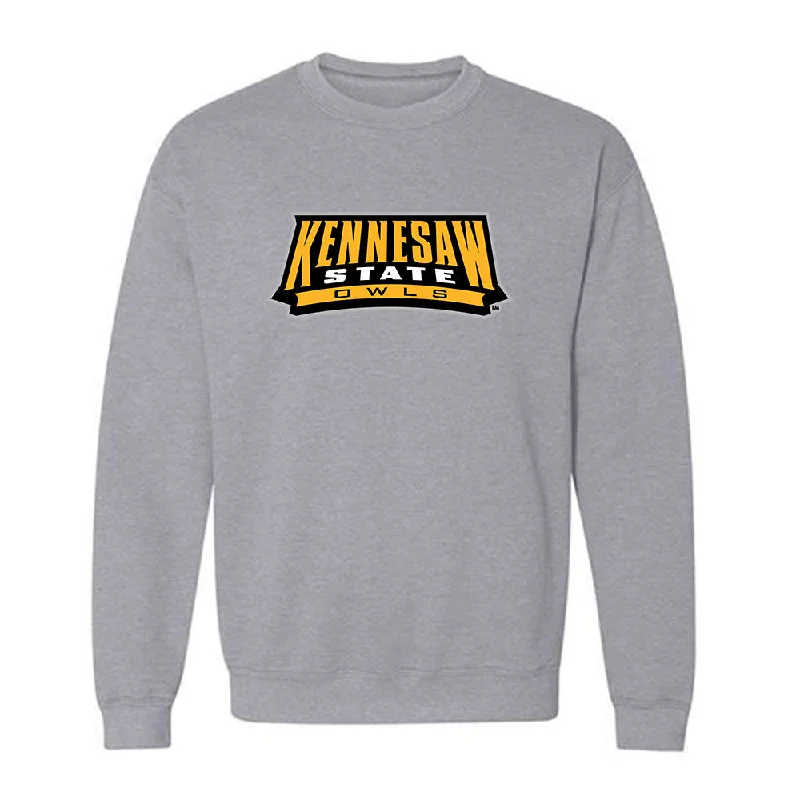 Kennesaw - NCAA Women's Track & Field (Outdoor) : Aidan Boyd - Crewneck Sweatshirt Classic Fashion Shersey Hoodie with Hem Applique Textured Unique