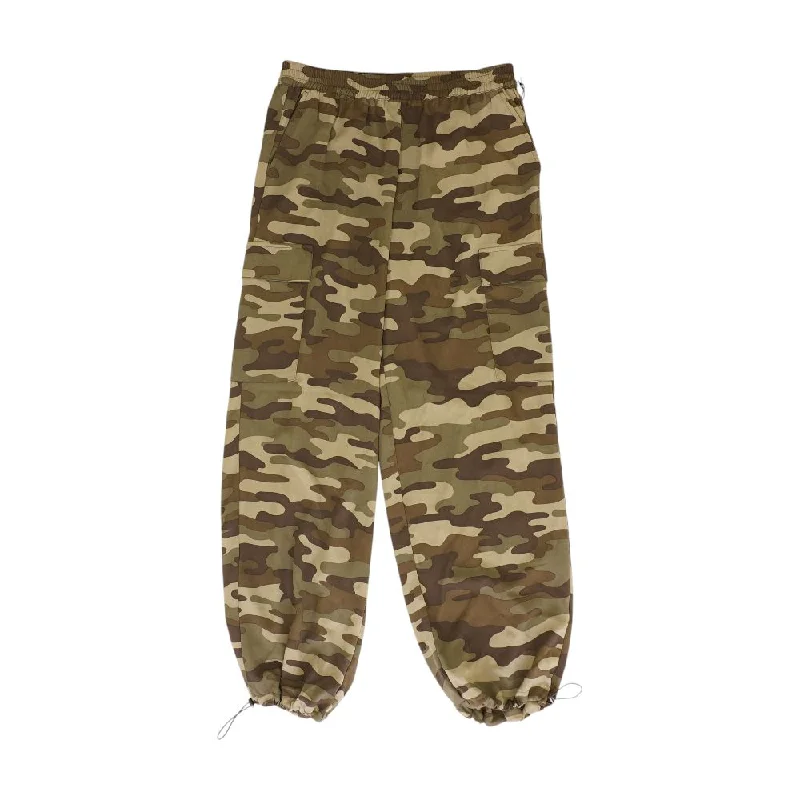Green Camo Cargo Pants Soft Stretch Trousers