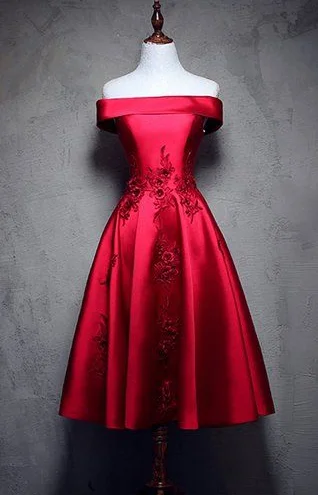 Burgundy Satin Strapless Short Party Dress, Homecoming Dress cg5468 Tunics Bestseller popular
