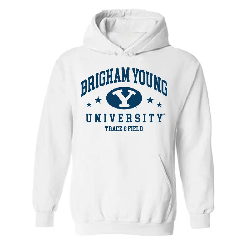 BYU - NCAA Women's Track & Field (Outdoor) : Lexy Halladay-Lowry - Hooded Sweatshirt Classic Shersey Hooded Sweatshirt Casual Wear Street Style