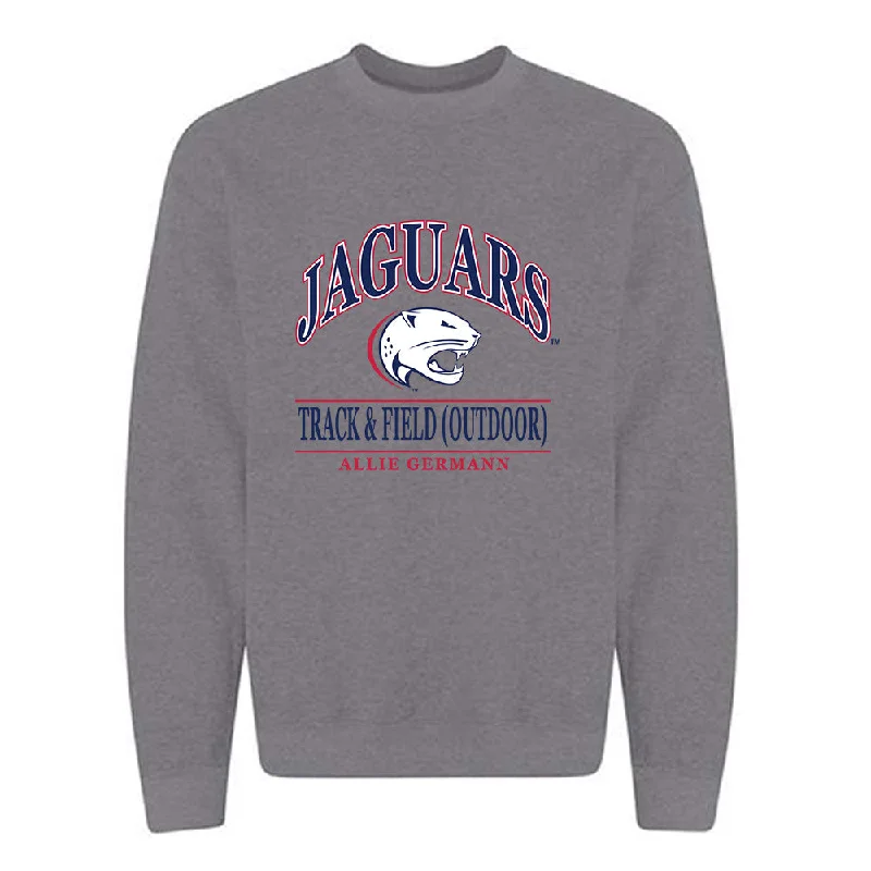 South Alabama - NCAA Women's Track & Field (Outdoor) : Allie Germann - Crewneck Sweatshirt Classic Fashion Shersey Hoodie with Logo Branding Identity
