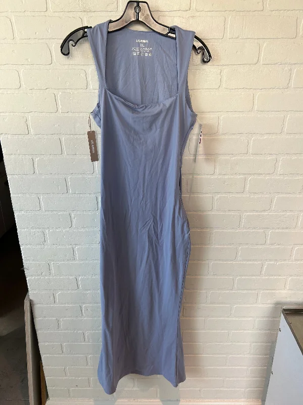 Dress Casual Maxi By Clothes Mentor In Purple, Size: Xl sweetheart Neckline Romantic