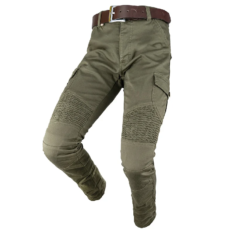 ByCity Unisex Mixed II Slim Cargo Pants - Green Fashionable Tapered Leg Pants