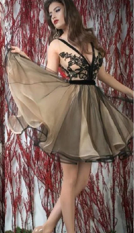 Little Black Dress Sexy Homecoming Dresses A-line Short Party Dress  cg3356 Tunics Luxurious high-end