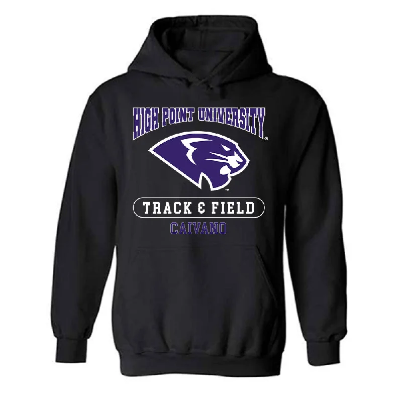 High Point - NCAA Women's Track & Field (Outdoor) : David Caivano - Hooded Sweatshirt Classic Fashion Shersey Hoodie with Mesh Breathable Sporty
