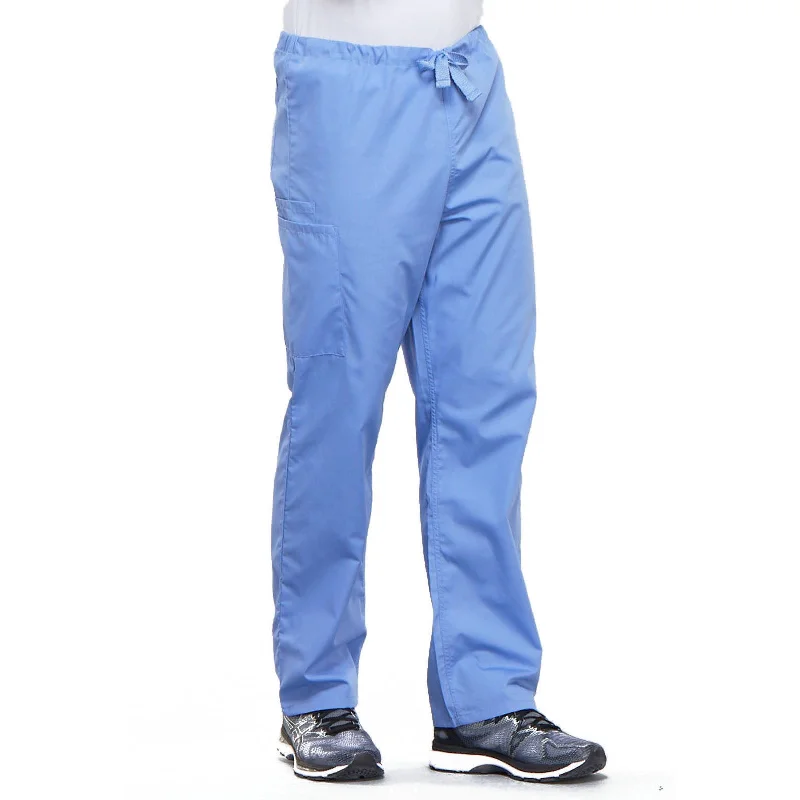 Cherokee WorkWear Unisex Drawstring Scrub Pants Cozy Fitted Pants