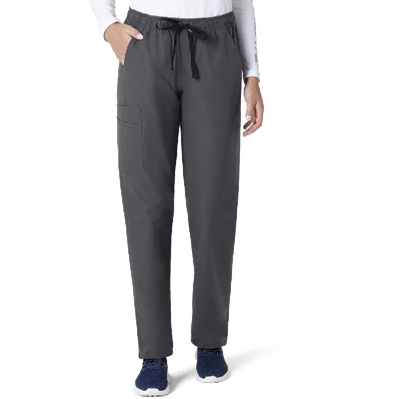 Carhartt Unisex Pewter Six-Pocket Elastic Waist Pant Classic Straight-Leg Pants