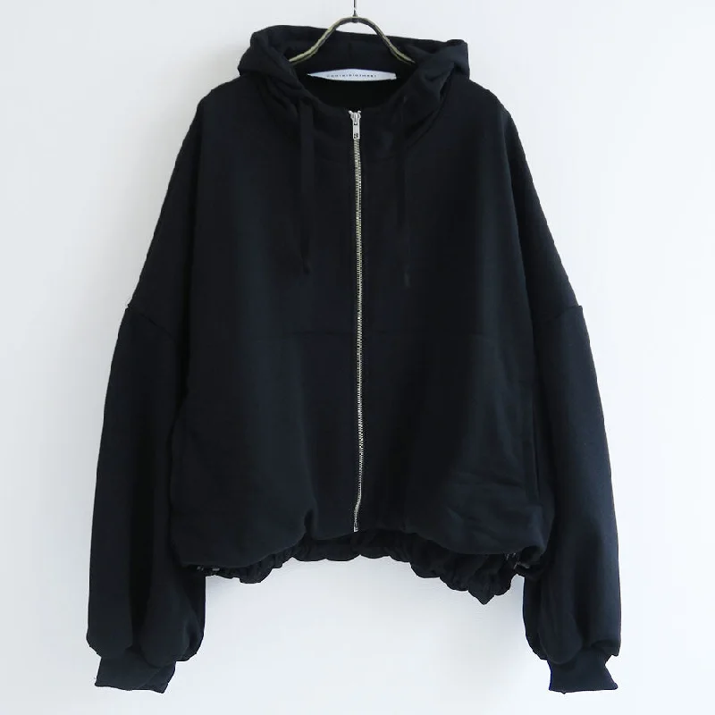 【COGTHEBIGSMOKE/コグ ザ ビックスモーク】<br>LINDA PUFFY HOODIE <br>12801-209-1218-1 Hoodie with Elastic Waist Stretchable Comfortable