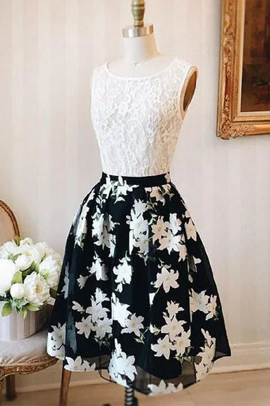 Cute A line lace short party dress, lace homecoming dresses cg4492 Tunics Cozy comfortable