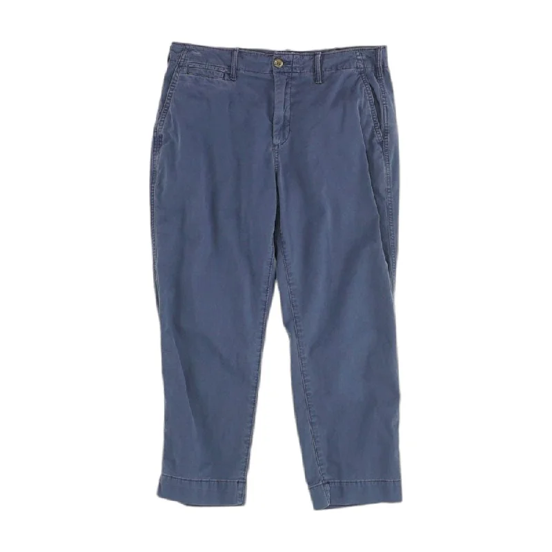 Indigo Solid Chino Pants Comfortable Jogging Pants