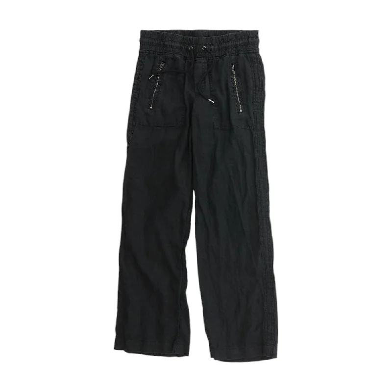 Black Solid Select Pants Stylish Slim Trousers