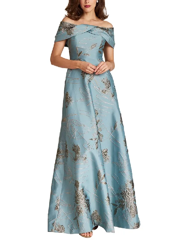 Teri Jon by Rickie Freeman Special Occasion Long Dress Tunics Solid Classic