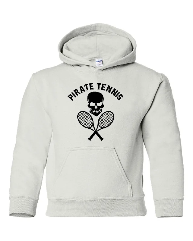 Pirate Tennis Hoodie Hoodie with Ribbed Hem Stretchable Secure