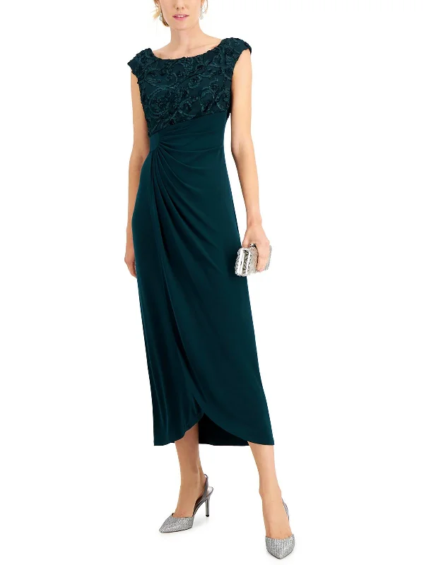 Petites Womens Cap Sleeve Maxi Evening Dress Tunics Leisure comfortable