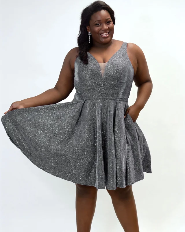 All That Shimmers Party Dress | Gunmetal Tunics Floral girly