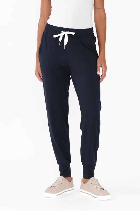 Freedom Navy Drawstring Pant Casual Drawstring Pants