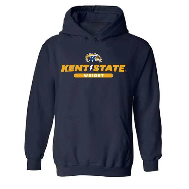 Kent State - NCAA Women's Track & Field (Outdoor) : Briana Wright - Hooded Sweatshirt Classic Fashion Shersey Hoodie with Hem Lace Feminine Delicate