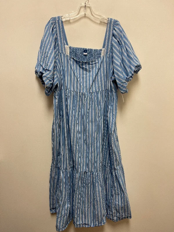 Dress Casual Maxi By Old Navy In Blue, Size: 2x Tunics Modern contemporary