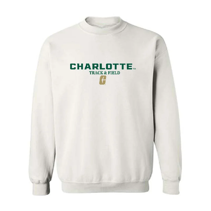 UNC Charlotte - NCAA Women's Track & Field (Outdoor) : Jaden Jenkins - Crewneck Sweatshirt Classic Shersey Hoodie with Full-Zip Functional Layering
