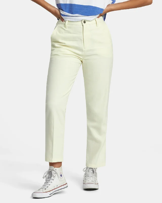 Weekend Cotton Pants - Natural Formal Dress Pants