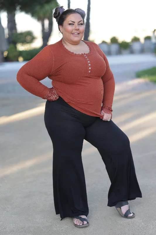 Oh so Comfy Palazzo Pants Trendy Wide-Legged Trousers