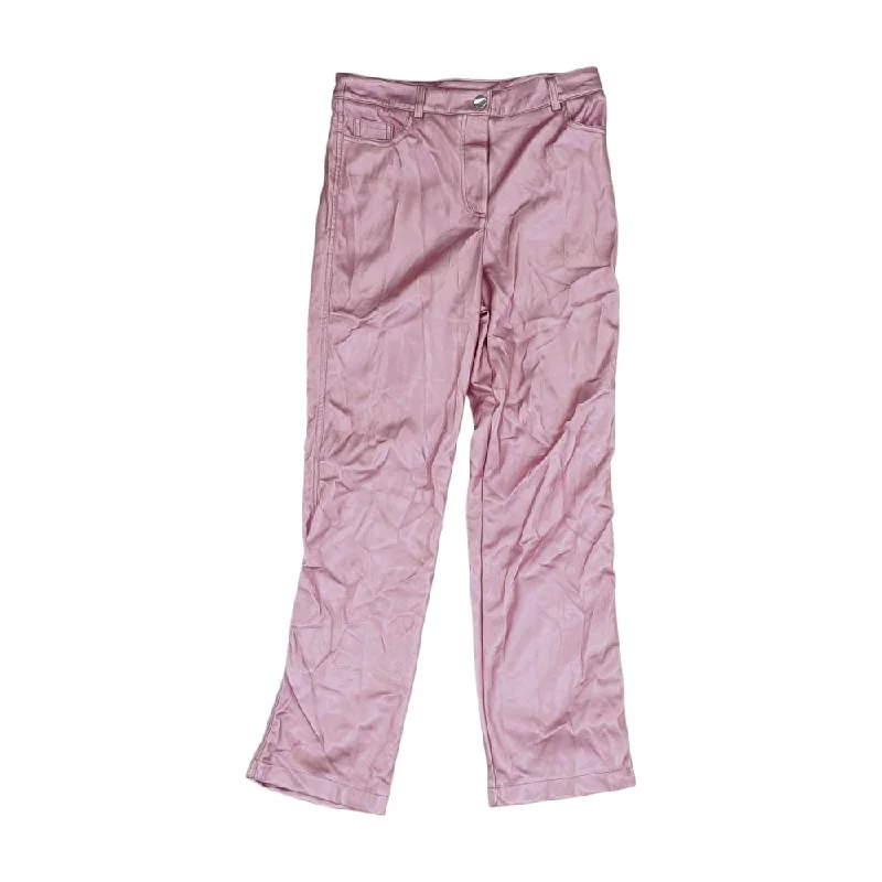 Pink Solid Five Pocket Pants Stylish Harem Pants
