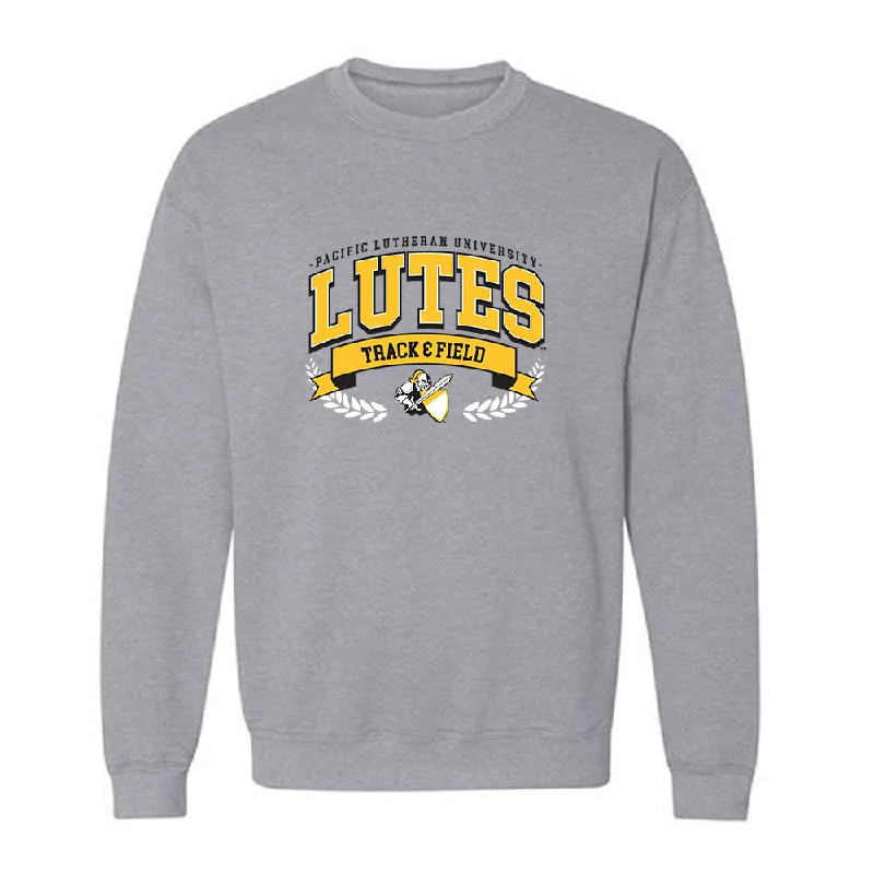 PLU - NCAA Women's Track & Field (Outdoor) : Allie Youngs - Crewneck Sweatshirt Classic Fashion Shersey Hoodie with Frayed Bohemian Relaxed