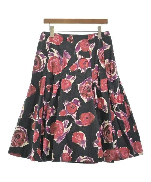 MARNI Knee length skirts velvet skirt plush