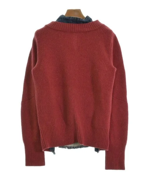 sacai Sweaters Transparent Opaque Sheer