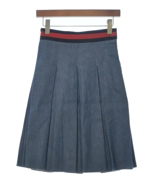 GUCCI Knee length skirts chiffon skirt airy