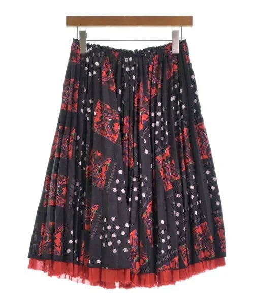 COMME des GARCONS COMME des GARCONS Knee length skirts velvet skirt sumptuous