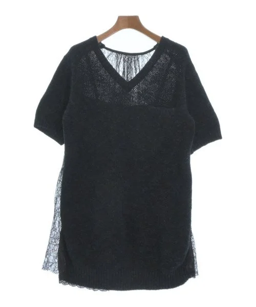 sacai Sweaters Print Jacquard Patchwork