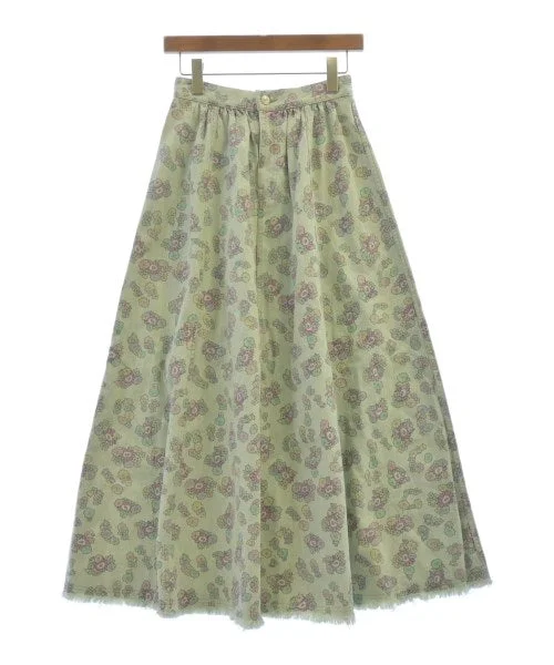 NEON SIGN Long/Maxi length skirts flowy skirt hem