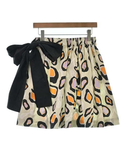 MSGM Mini skirts velvet skirt rich