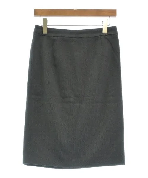 PAUL STUART Knee length skirts silk skirt smooth