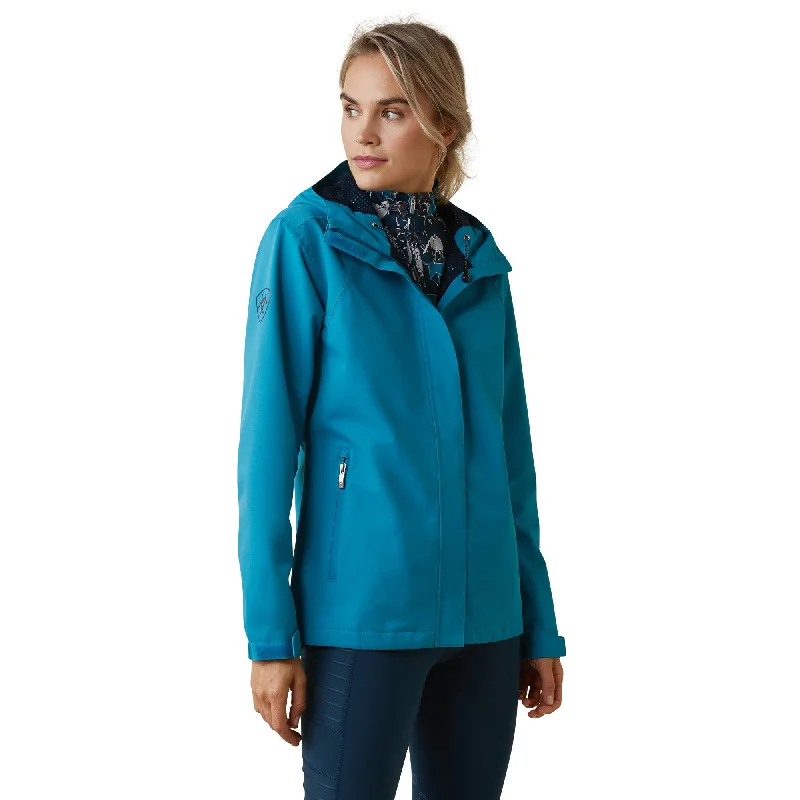 Ariat® Ladies Spectator H2O Mosaic Blue Jacket 10043314 Rayon Fabric Velvet Fabric Corduroy Fabric
