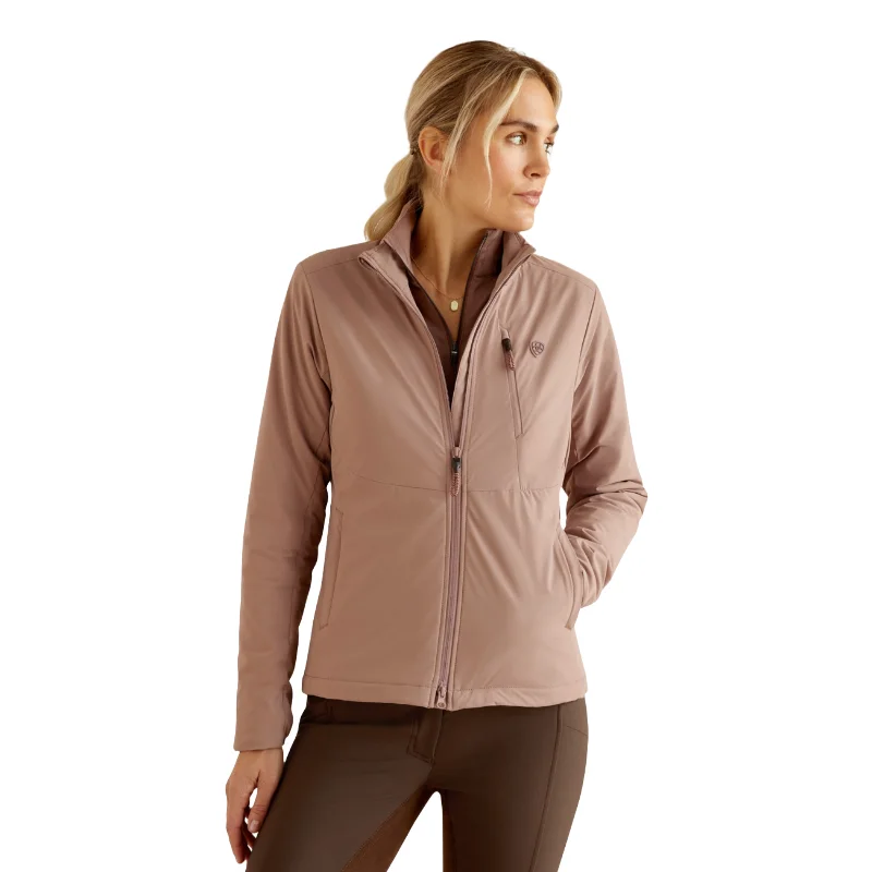 Ariat Ladies Rion StretchShell Mauve Insulated Jacket 10052875 Bomber Jacket Anorak Windbreaker
