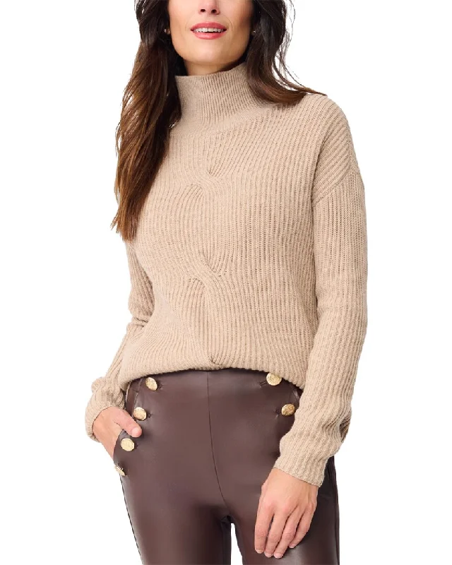 J.McLaughlin Darcy Wool & Cashmere-Blend Sweater Iron Safe Non-Iron Wrinkle Free