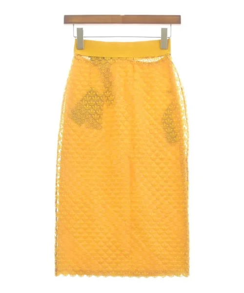 GUCCI Knee length skirts linen skirt breathable