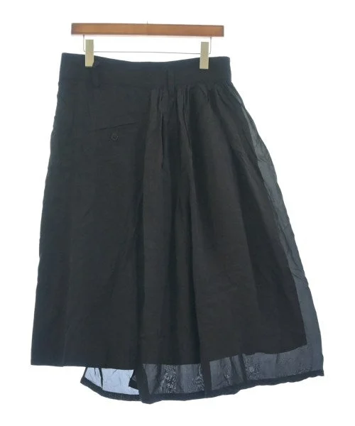 Y's Long/Maxi length skirts leather skirt durable