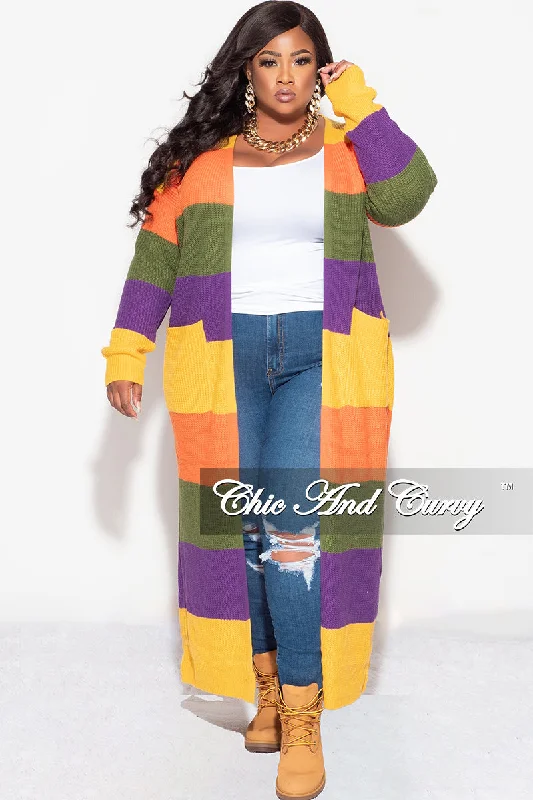 Final Sale Plus Size Knit Sweater Duster Mustard Orange Olive and Purple Turtle Neck Boat Neck Asymmetrical Neck