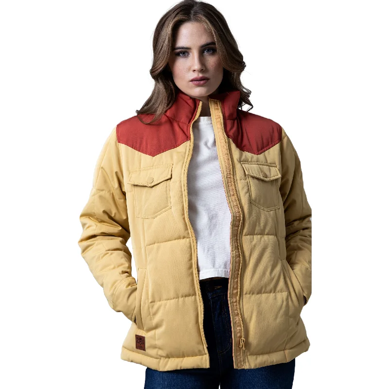 Kimes Ranch Ladies Wyldfire Maize Quilted Jacket WJA0000006-MAIZE Tailored Jacket Straight Jacket A-Line Jacket